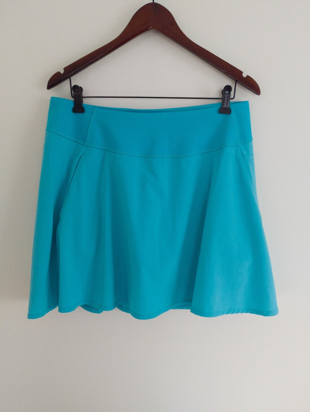 PUMA Womens XL PWRSHAPE Solid Woven Golf Skort Teal Blue Tennis Athletic Skort